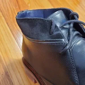 Cole Haan Air Colton Black Leather Suede Collar Chukka Mens Boots C11766 Cole Haan | Shoes | Cole Haan Air Colton Black Leather Suede  main image 3